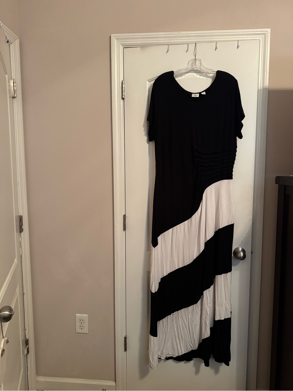 Chic Cato Maxie Dress Plus Size 18/20W Black & White.